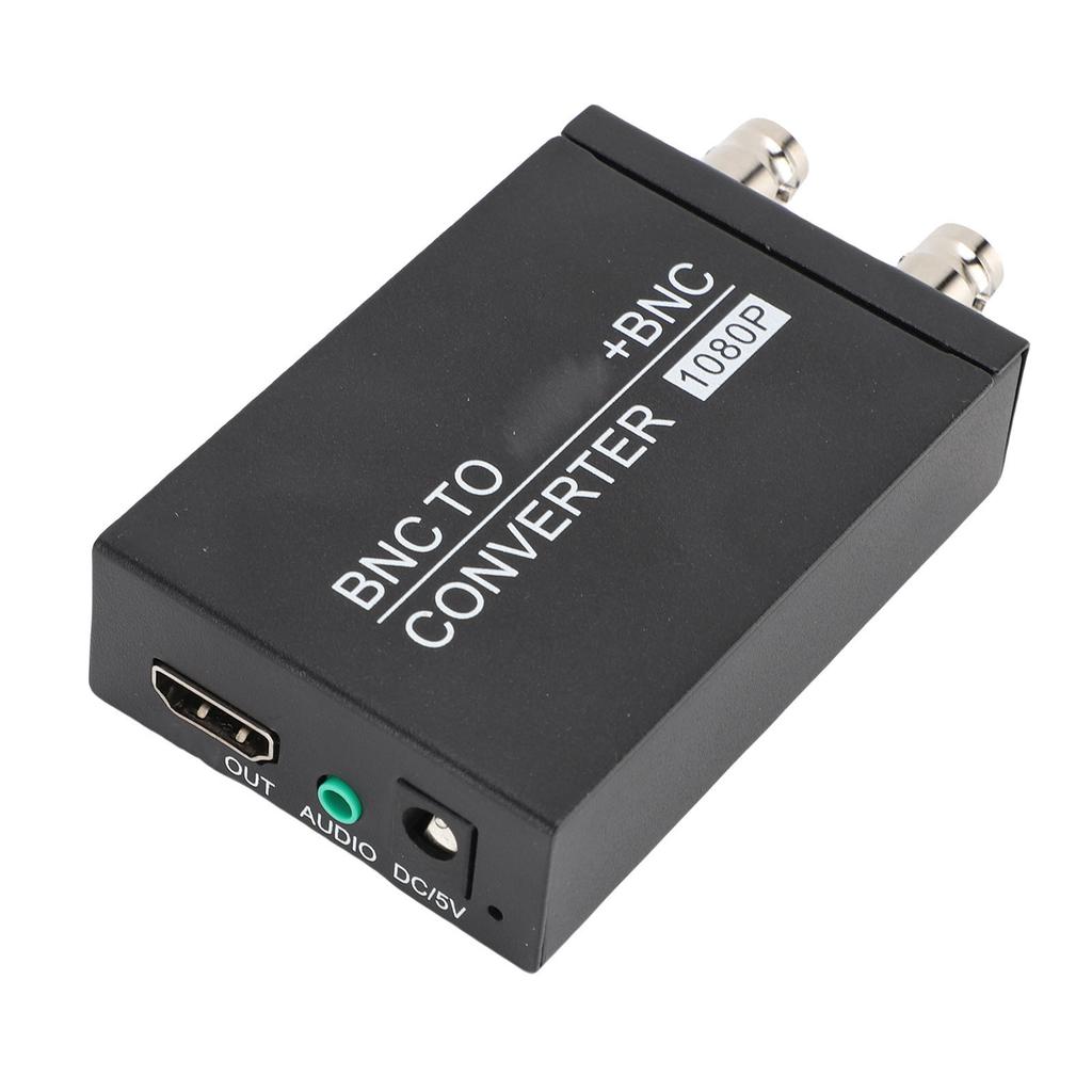 BNC to HD Multimedia Interface Converter Supports 1080P Resolution BNC to HD Video Sound Converter for Camera Projector