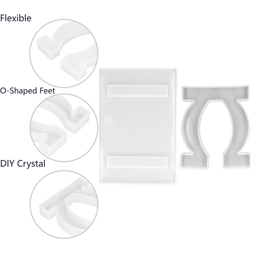 Transparent Silicone Mold O-Shaped Feet Craft Mold DIY DIY Crystal Mold Creative Projects