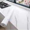Thickened Faux Marble Kitchen Sticker – Waterproof, Oil-Proof, and Heat-Resistant Wallpaper for Stovetops