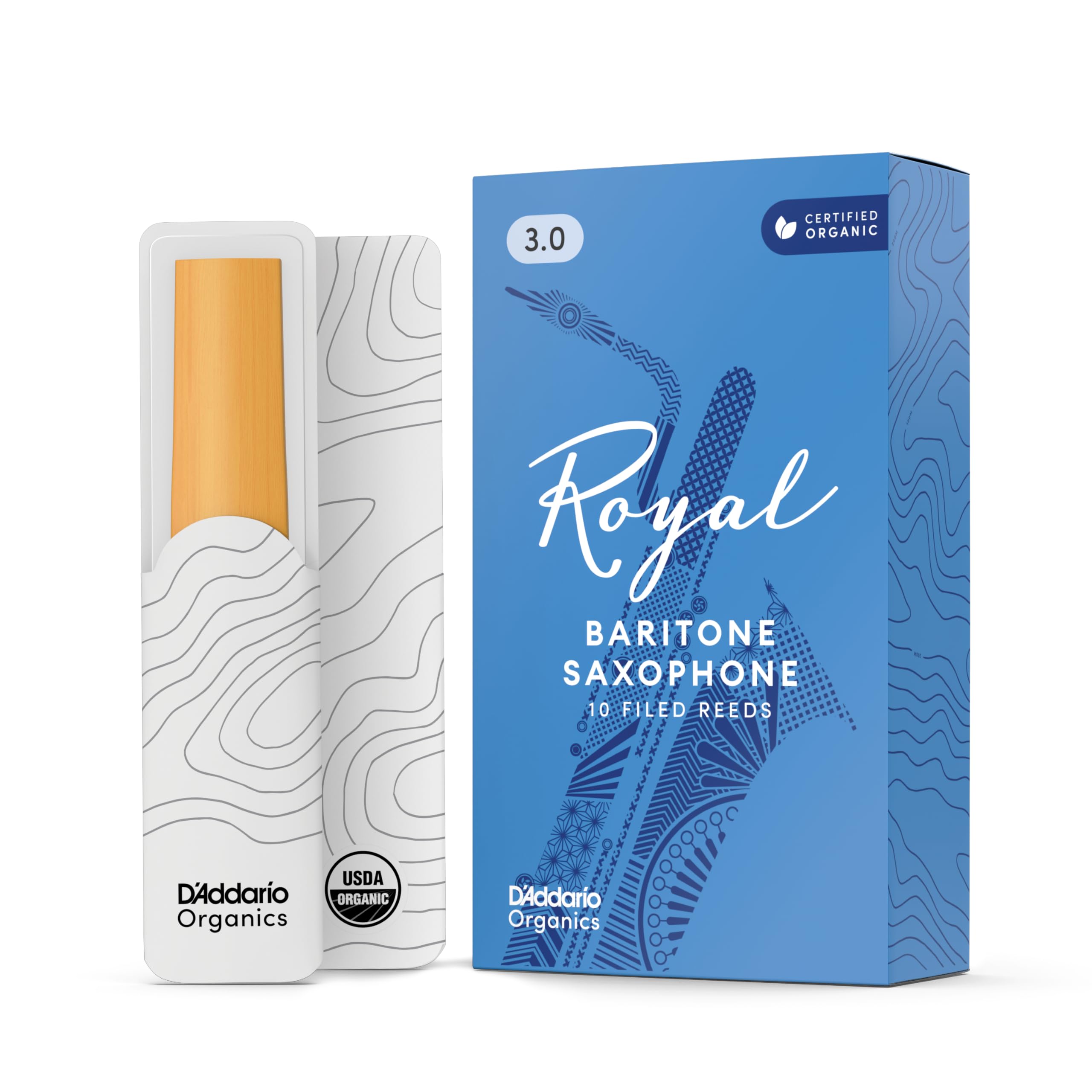 Саксофон-баритон Rico Rico 3 трости, Royal, №