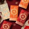 6PCS Vintage New Year Red Envelope Red Pocket Money Pocket Luck Money Envelopes  Chinese New Year