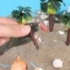 Miniatura Plante Nisip Masa Ghivece Model Craft Micro Peisaj Plastic Bonsai Cocos Palm Tree