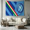 SSC Napoli Wall Tapestry Aesthetic Wall Hanging Printed Fabric Blanket Decorative Tapestries for Bedroom Living Room Home Decor