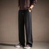 High-end American Retro Old Money Wind Wool Straight Wide-leg Sweatpants Men's Autumn New Loose Commuter Casual Pants