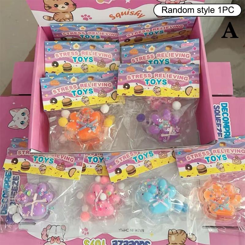 

Случайный стиль 1 шт. сжимаемые игрушки для кошек с лапками мягкие расслабляющие игрушки щипающая кошачья лапка липкая декомпрессионная игрушка медленно отскакивающая сжимаемая игрушка