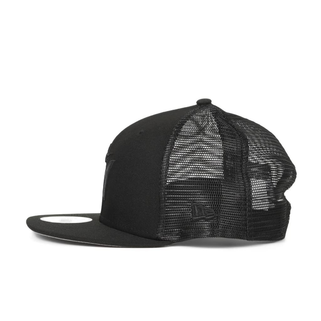 New Era MLB Cap Miami Marlins 9FIFTY Black On Black Snapback Mesh Free Size