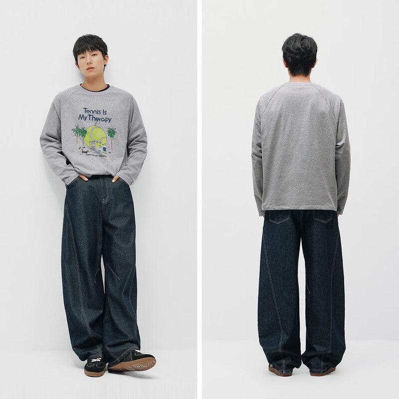 Semir Men's Cartoon Print Long-Sleeve T-Shirt