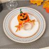 Festive Atmosphere Halloween Napkin Ring Fixed Napkins Maple Leaf Napkin Button  Party