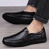 Winter Business Dress Casual Leather Shoes Soft Soles Lazy