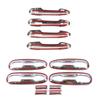 For Toyota Sienna XL40 4th 2024 2024 2024 Car Chromium Styling Side Door Handle Bowl Frame Cover Trim Carbon Black Color Refit