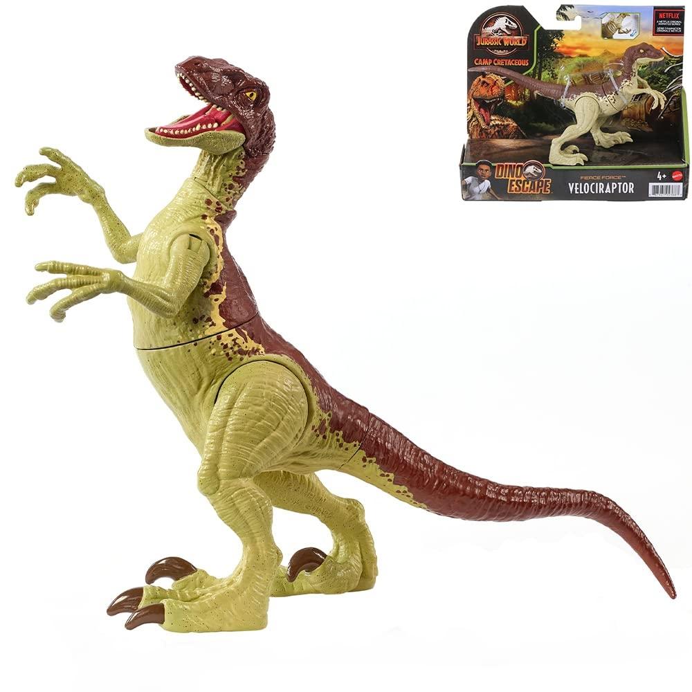 

WORLD GWN32 Matel Jurassic World JURASSIC НАСТОЯЩАЯ МИНИ-ФИГУРКА SLAASH ATTAK VELOKIRAPUTOR