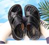 Lässige Strandsandalen aus Leder für Herren: Neue bequeme Outdoor-Schuhe aus echtem Leder mit doppeltem Verwendungszweck