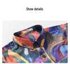 Men's Trendy Design Print Short Sleeve Beach Shirt - Comfortable, Breathable, Youth Casual Style