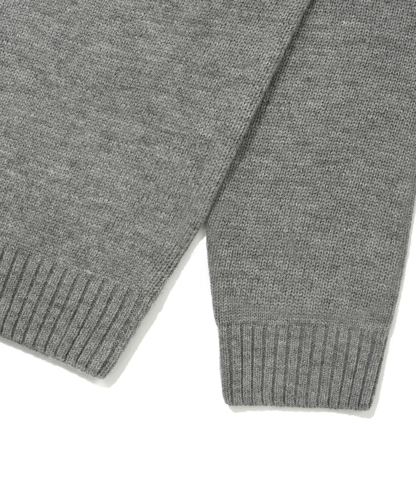 WACKY WILLY One-Point Pullover Knit Gray