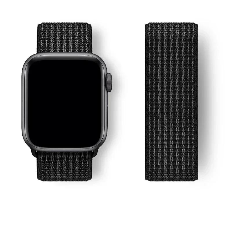 Nylonarmband für Apple Watch Armband 45mm 44mm 42mm 41mm 49mm 40mm 44 mm Handgelenk Armband Correa iwatch Serie 8 9 7 6 5 4 3 SE Ultra2