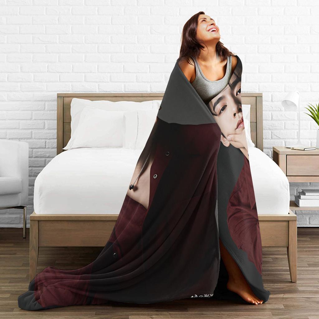 Soft Warm Blanket Airplane Travel Zhang Linghe Bedding Throws Flannel Bedspread For Couch Bed Funny Sofa Bed Cover
