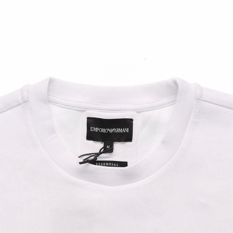 Emporio Armani Logo Crewneck Sweatshirt Men sweatshirt White 8N1MD1-1JHSZ-0100