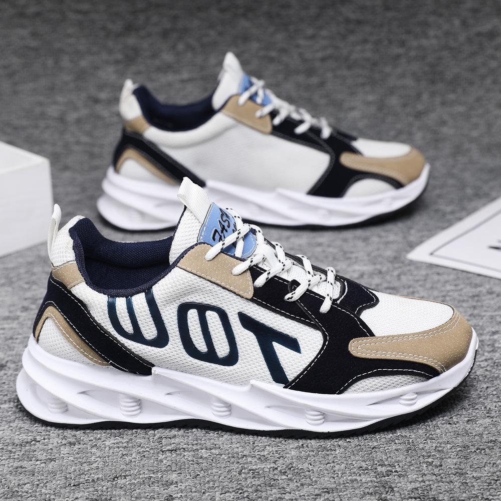 

Spring and Autumn New Large Size Men s Trend Dad Shoes Low Top Fashion Casual Sneakers Student Sports Running Shoes 39 белый