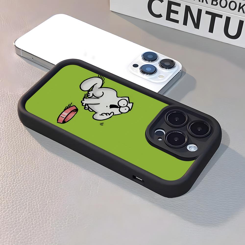 S-SIMONSE-C-CAT Phone Case For IPhone 17 Air 16 E 15 14 Plus 13 12 11 Pro Max Silicone Soft Case