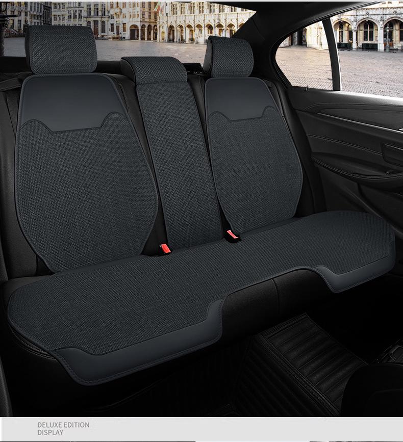 Breathable Linen Seat Covers for Geely Galaxy L7/LT MAX - Asian Games Phantom Design
