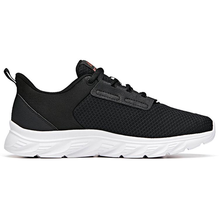 Anta Lifestyle Series Fabric Shock Absorption Non-Slip Wear-Resistant Low-Top Sports Casual Shoes Women Sneakers Black 922225523-1