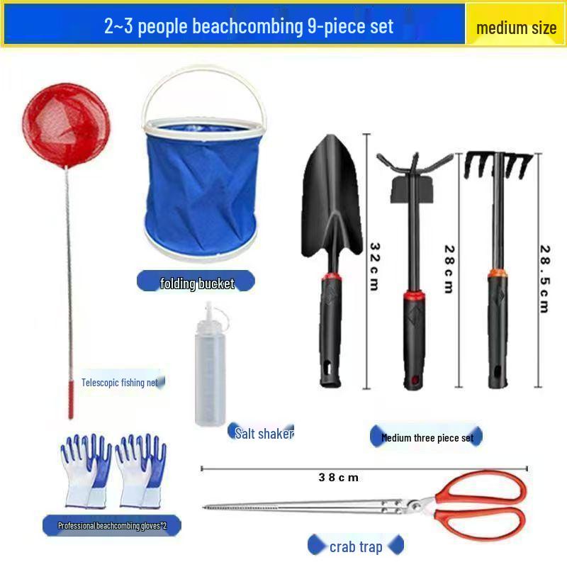 Seaside Clam and Crab Digging Tool Set for Kids