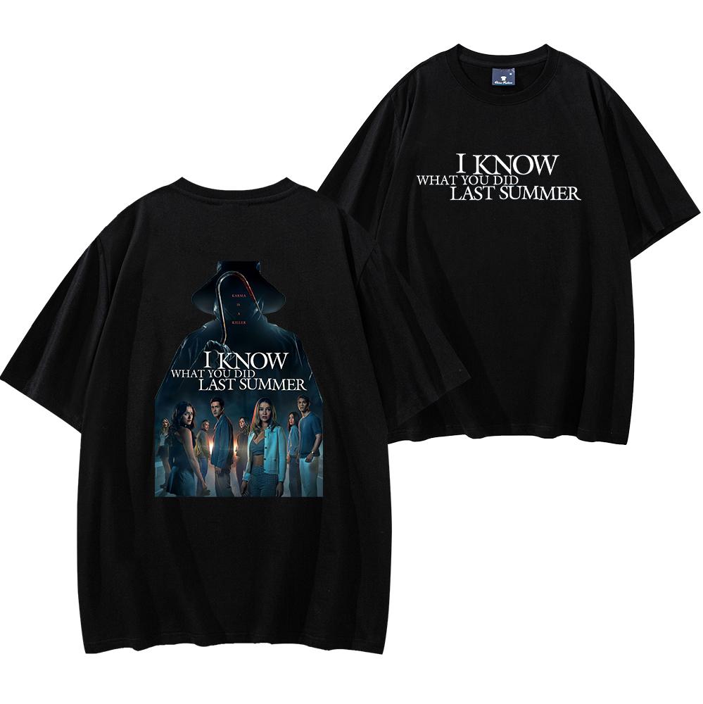 

I Know What You Did Last Summer Fisherman Horror Movie Unisex T-Shirt Streetwear Hip Hop Tops Y2K Clothes 2025 Film Shirts 4XL