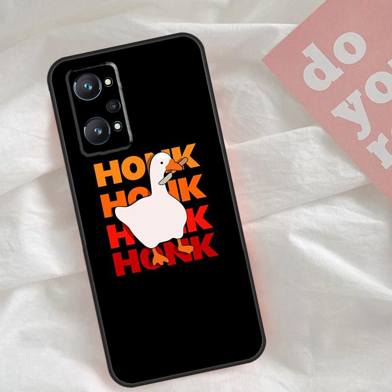 Cartoon Funny Goose Case For Realme C51 C75 C63 C61 C55 C53 C35 C65 C67 C71 15 11 12 13 14 Pro Plus GT6 GT7 Pro