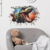 Hole Dinosaur Children's Bedroom Home Wall Beautification Wall Stickers Self-adhesive Can Be Removed