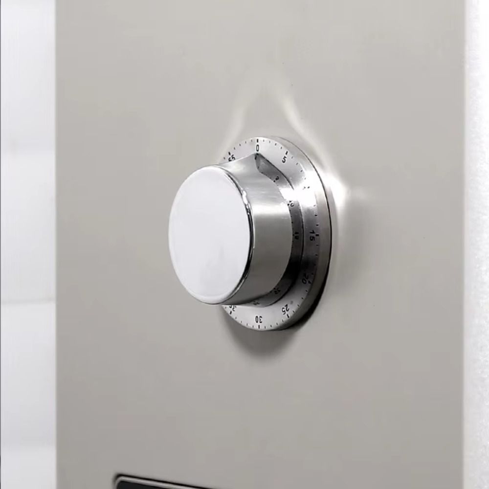 Stainless Steel Alarm Clock Study Countdown Timer Stopwatch Kitchen Timer  Shower