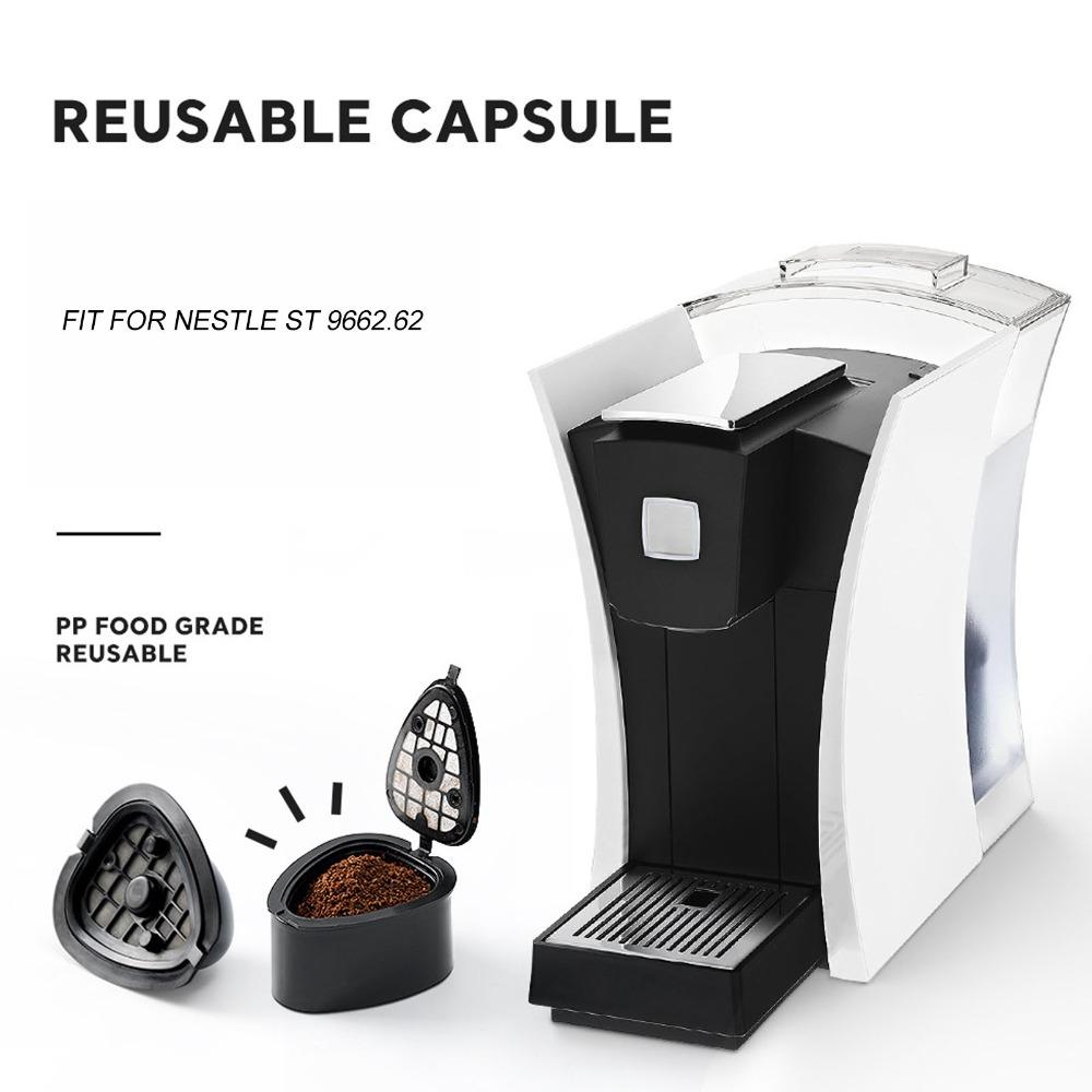 Reusable Design Reusable Coffee Capsule PP Material Multifunctional Coffee Pod For Coffee Maker