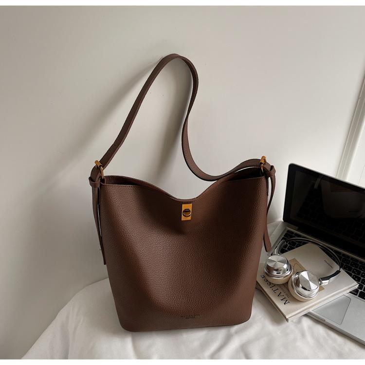 Retro-Mode große Kapazität Schultertasche Damen 2025 Neu Lässig Vielseitig Unterarm-Beuteltasche Pendler-Umhängetasche