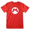 Nintendo: Super Mario - Mario Badge (T-Shirt Unisex Tg. M) T-Shirt NUOVO