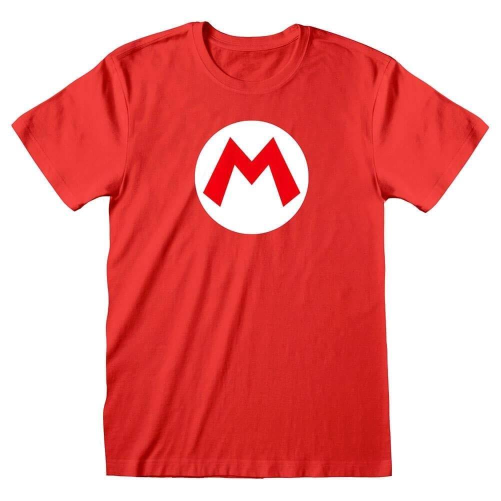 Nintendo: Super Mario - Mario Badge (T-Shirt Unisex Tg. M) T-Shirt NUOVO XXXL