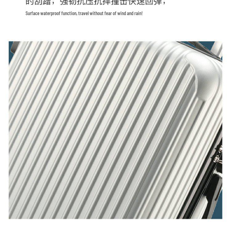 Military Green Retro Suitcase with Silent Wheels – Unisex 20-Inch Large Capacity Trolley