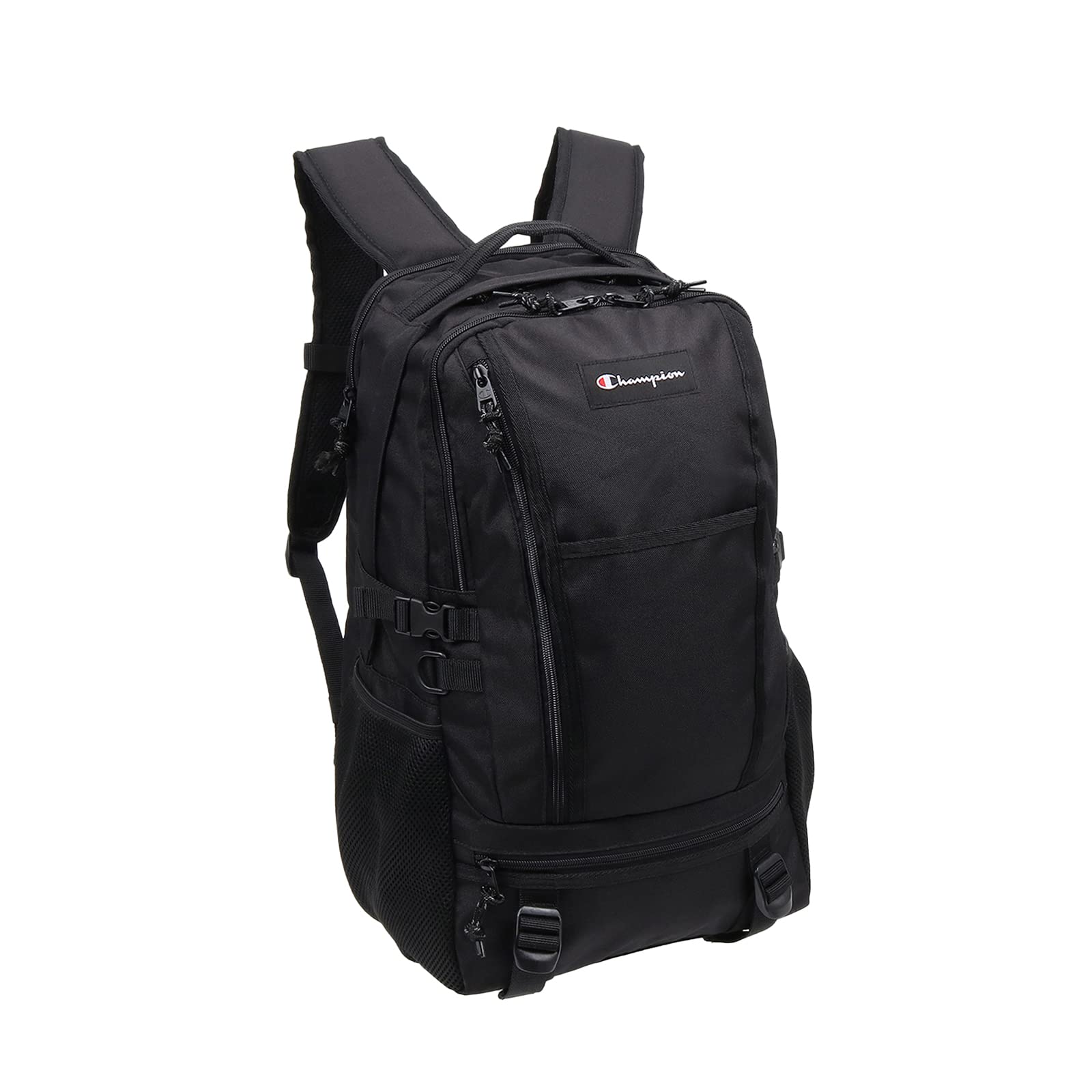 

Rucksack B4 size storage PC storage 2 chambers School backpack School bag Kansas Black H49 x W31 x D20cm [Champion] 13.3inch No.11684 Men s