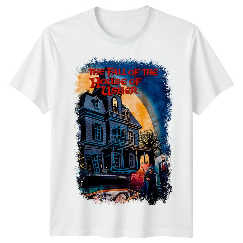 House of Usher (1960) Movie Poster Inspired Unisex T-Shirt Retro 80s Tee Graphic Tee XL