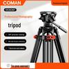 8Koman KX3636 Heavy Duty Outdoor Tripod with Hydraulic Damping Ball Head for Professional Photography