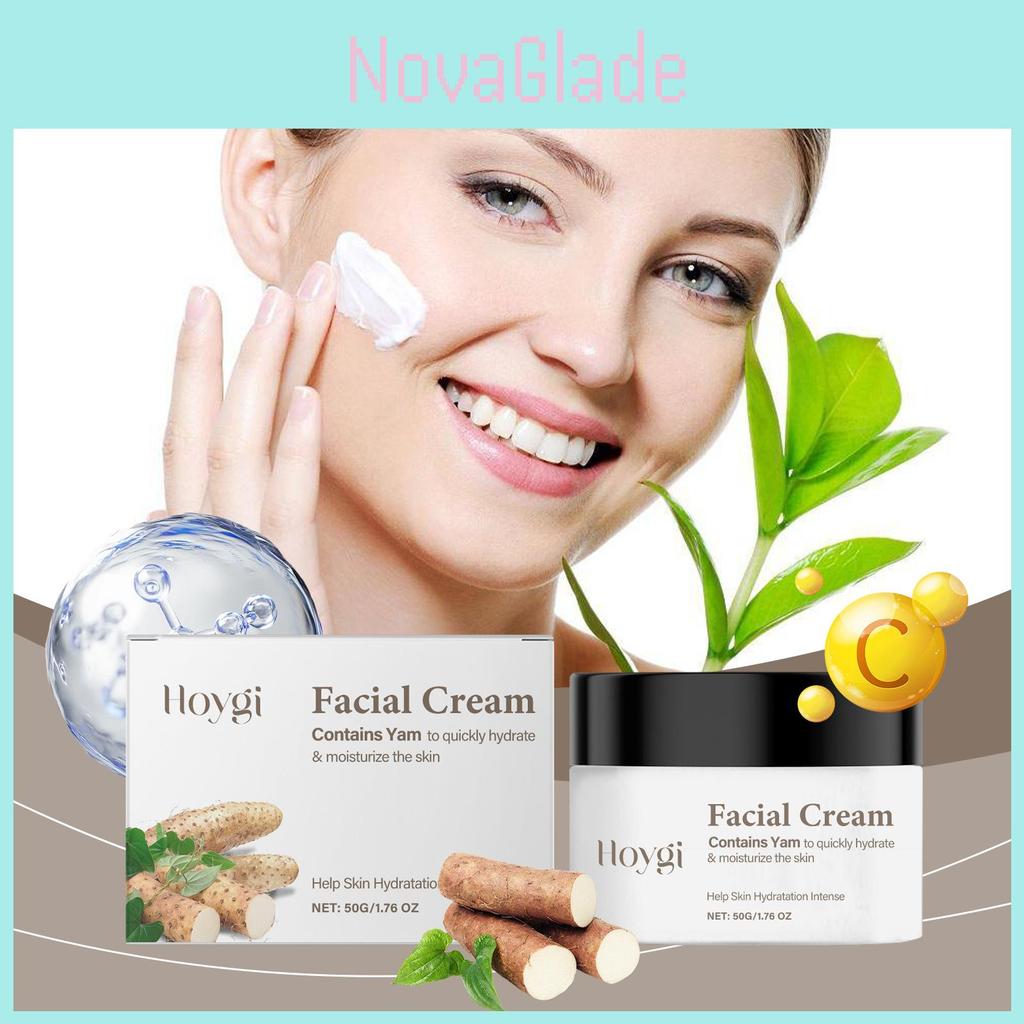 Hoygi Yam Cream Hydrating Soothing Moisturizer For Balanced Brightening Skin Care