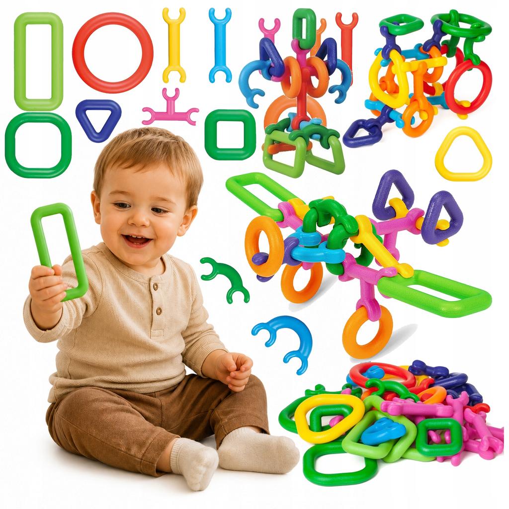 [PACZA] Construction blocks for children 106 pieces Z3375
