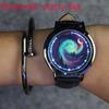 Montre à écran tactile créative hommes femmes LED montres étanches décontracté en cuir sport montres-bracelets cadeau de noël