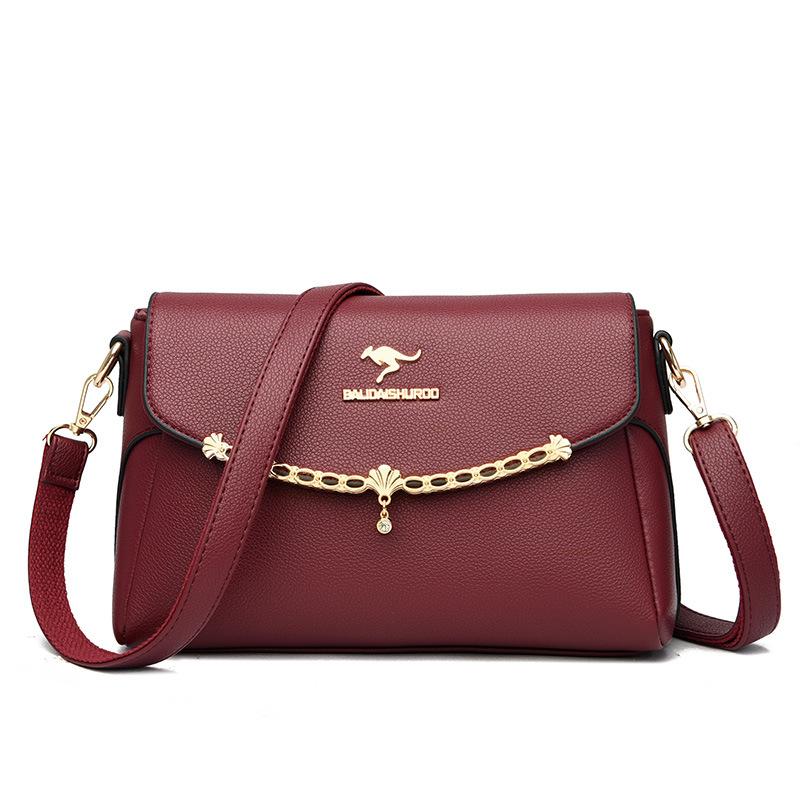 Yiran Jewelry Ring Zomer Mode Nieuwe Koreaanse Dames Schoudertas Hoge Kwaliteit Luxe Zacht Leer Dames Crossbody Tas