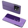 For Xiaomi Redmi Note 13 5G Stand Case View Window Electroplating Mobile Phone Cover