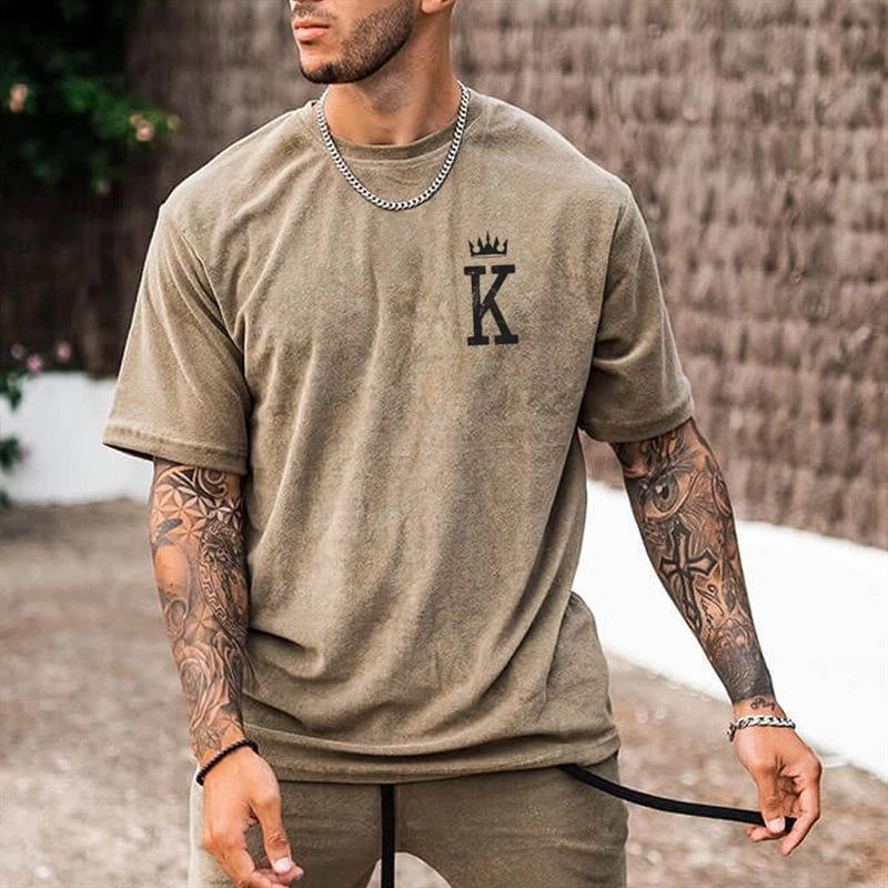 Men O Neck Letters Print T Shirt Casual O Neck 3d Tees Breathable Polyester Sportwear T-shirts