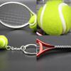 Tennis Charms Bag Pendant Tennis Pendant Sport Key Ring Car Key Ring Tennis Racket Keychain