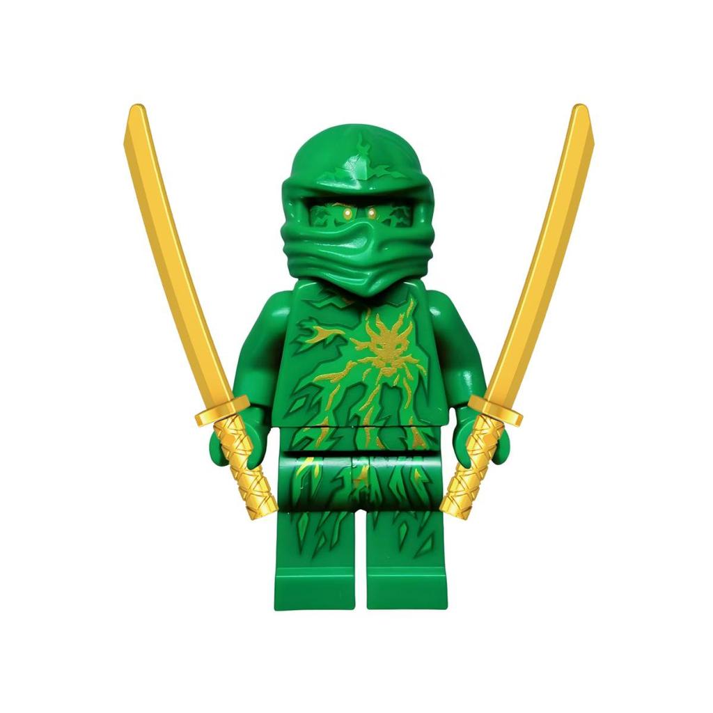 Maximum Potential Kai Phantom Minifigure Compatible Building Toy with LEGO: Fire Ninja Lloyd & Jay Weapon Assembly