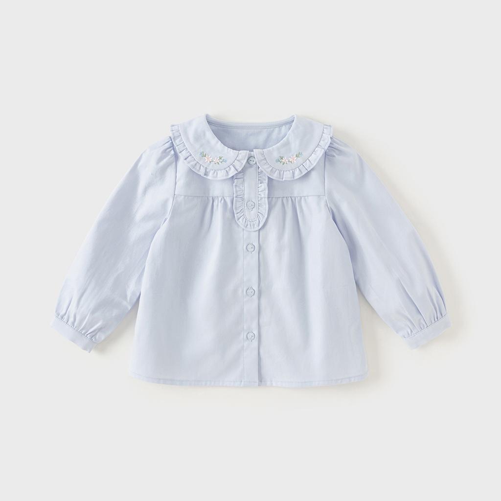 Davidella Girls' Pure Cotton Shirt