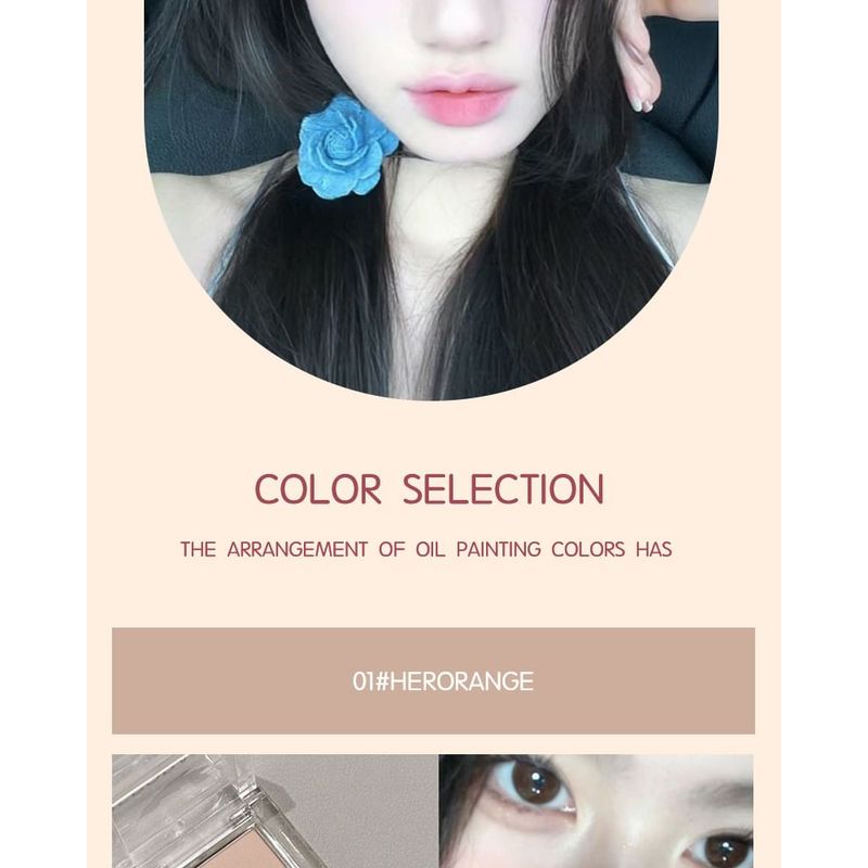HERORANGE - Glamorous Monochrome Eyeshadow - 1-18