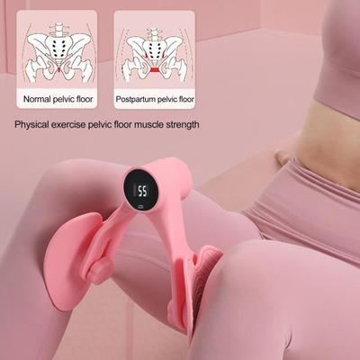 Thigh Master with Counter LCD Display 3 Levels Adjustable Ergonomic Pelvic Floor Muscle Trainer Men Women Inner Thigh Leg Hip Exerciser Toner