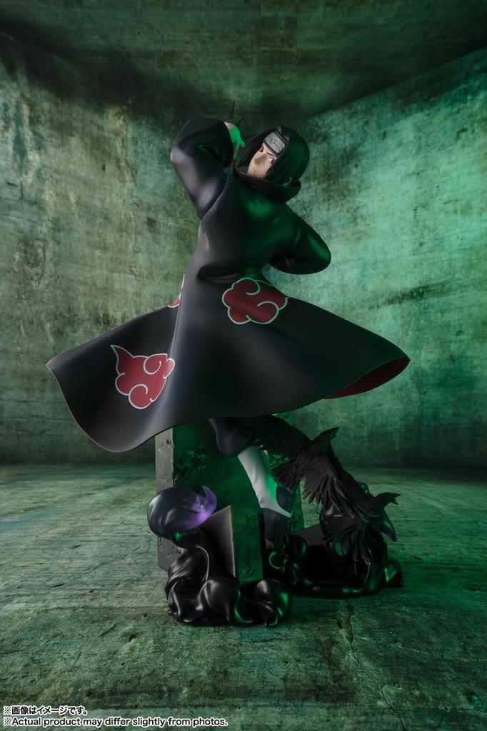 TAMASHII NATIONS Figuarts ZERO Fierce NARUTO Shippuden Uchiha Itachi Mangekyo Sharingan Light and Darkness Approximately 240mm ABS PVC Complete Figure